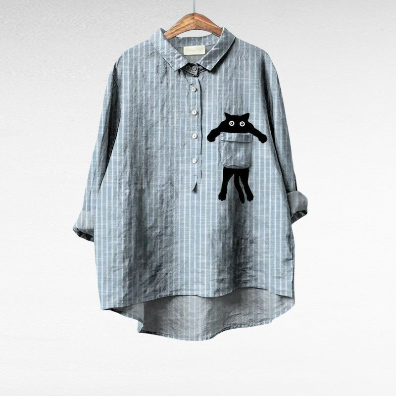 Capucine | Blusa a Righe Fantasia