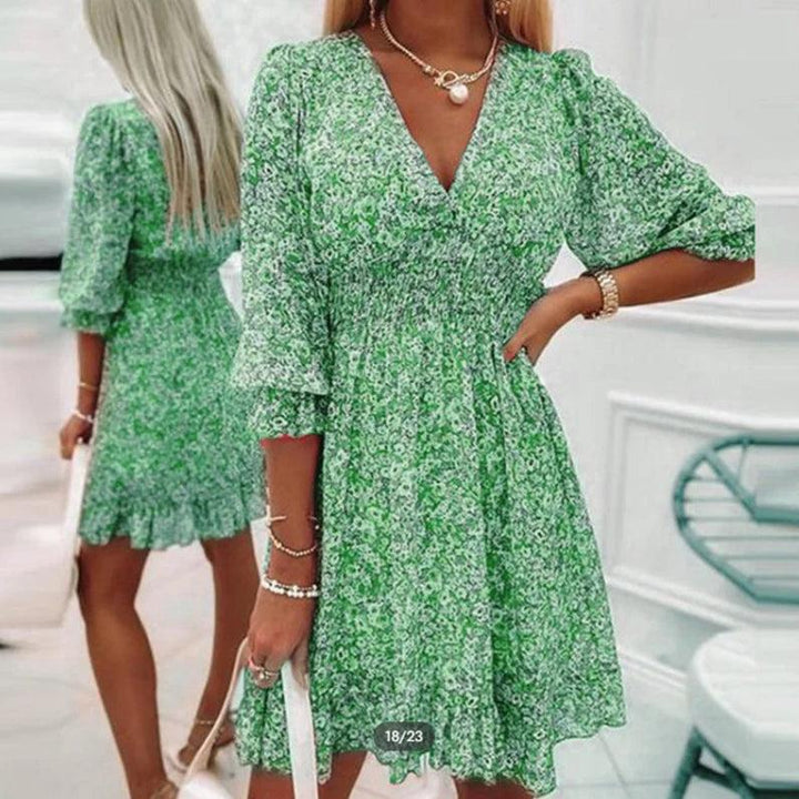 Sunna - Abito Floreale Elegante