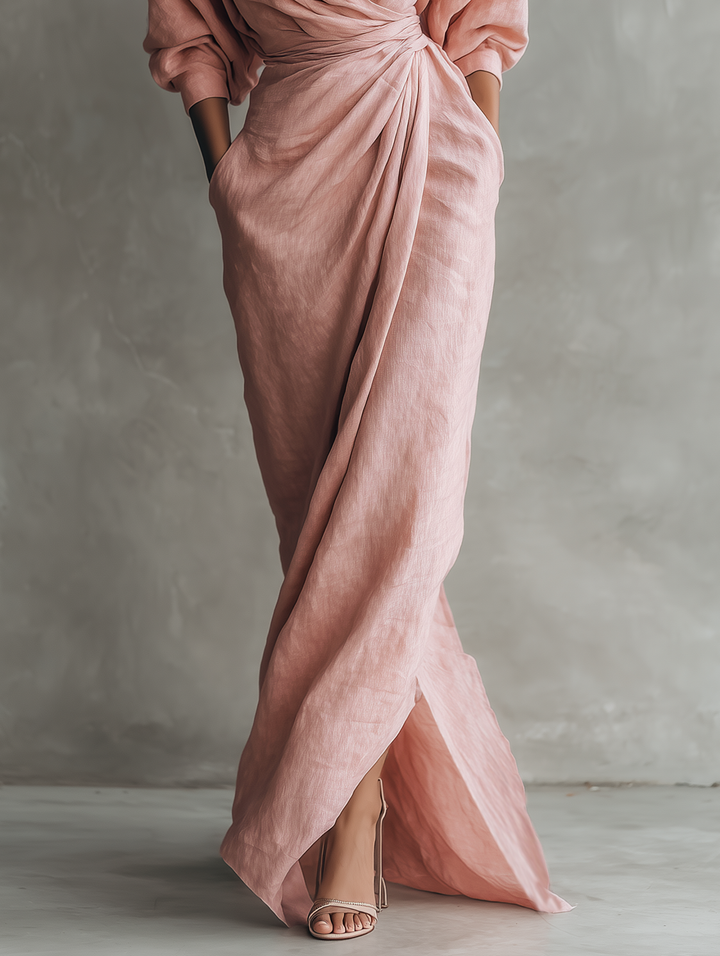 Karen | Vestito Maxi Elegante con Scollatura a V