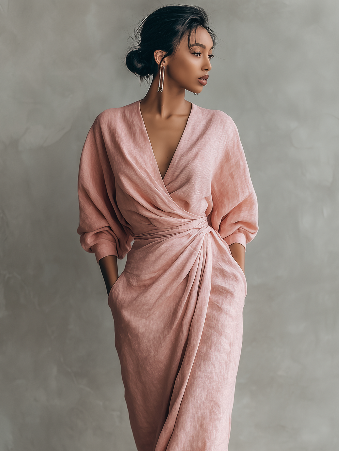 Karen | Vestito Maxi Elegante con Scollatura a V