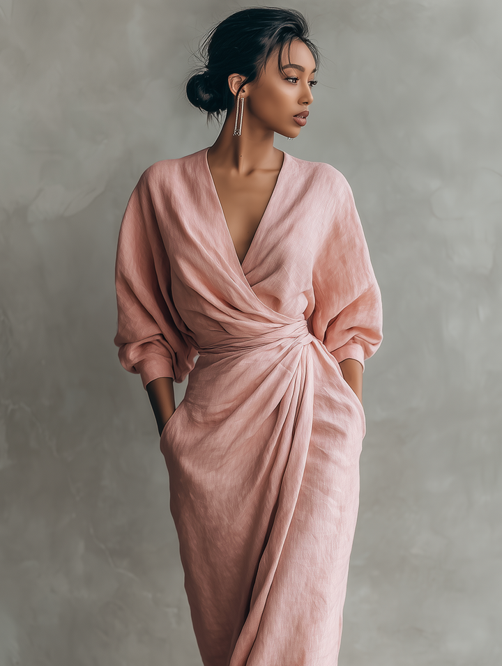 Karen | Vestito Maxi Elegante con Scollatura a V