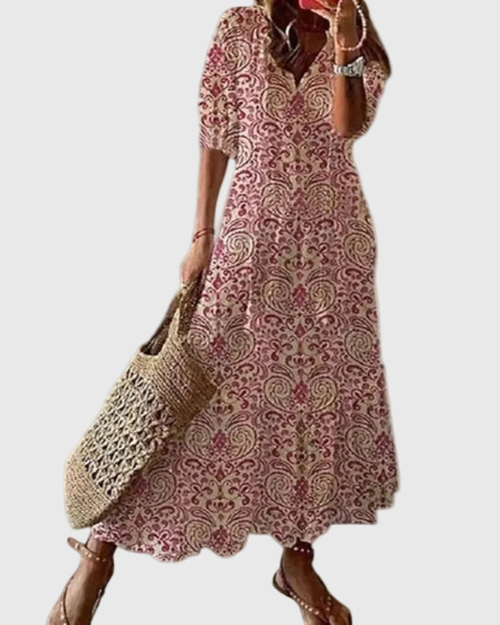 Amalia - Abito Maxi Estivo Boho Vintage