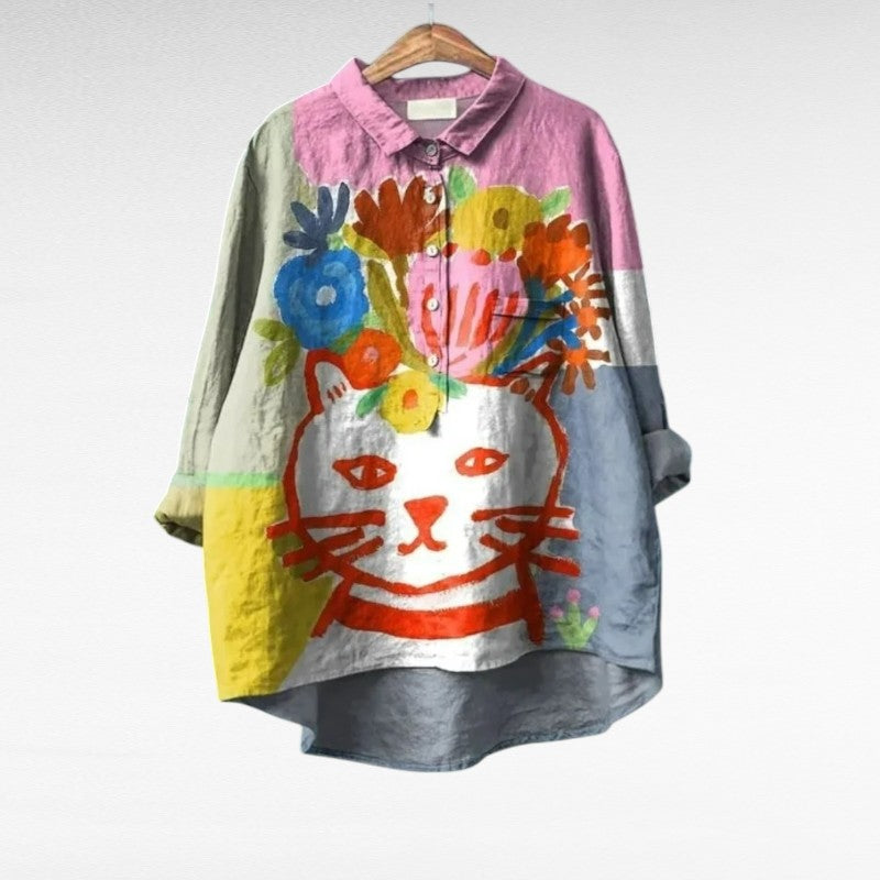 Solène | Blusa Gatto Artistico