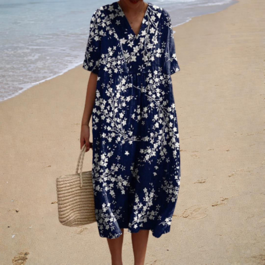 Adèle | Abito Lungo Fiorito Dolce