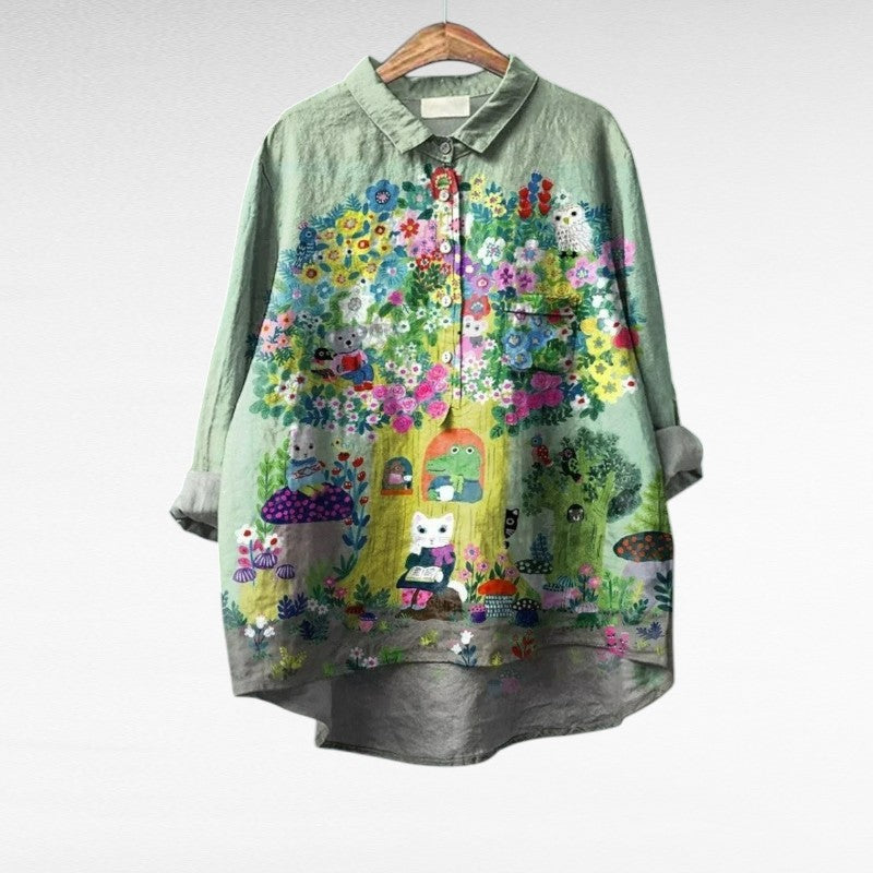 Élise | Blusa Giardino Incantato