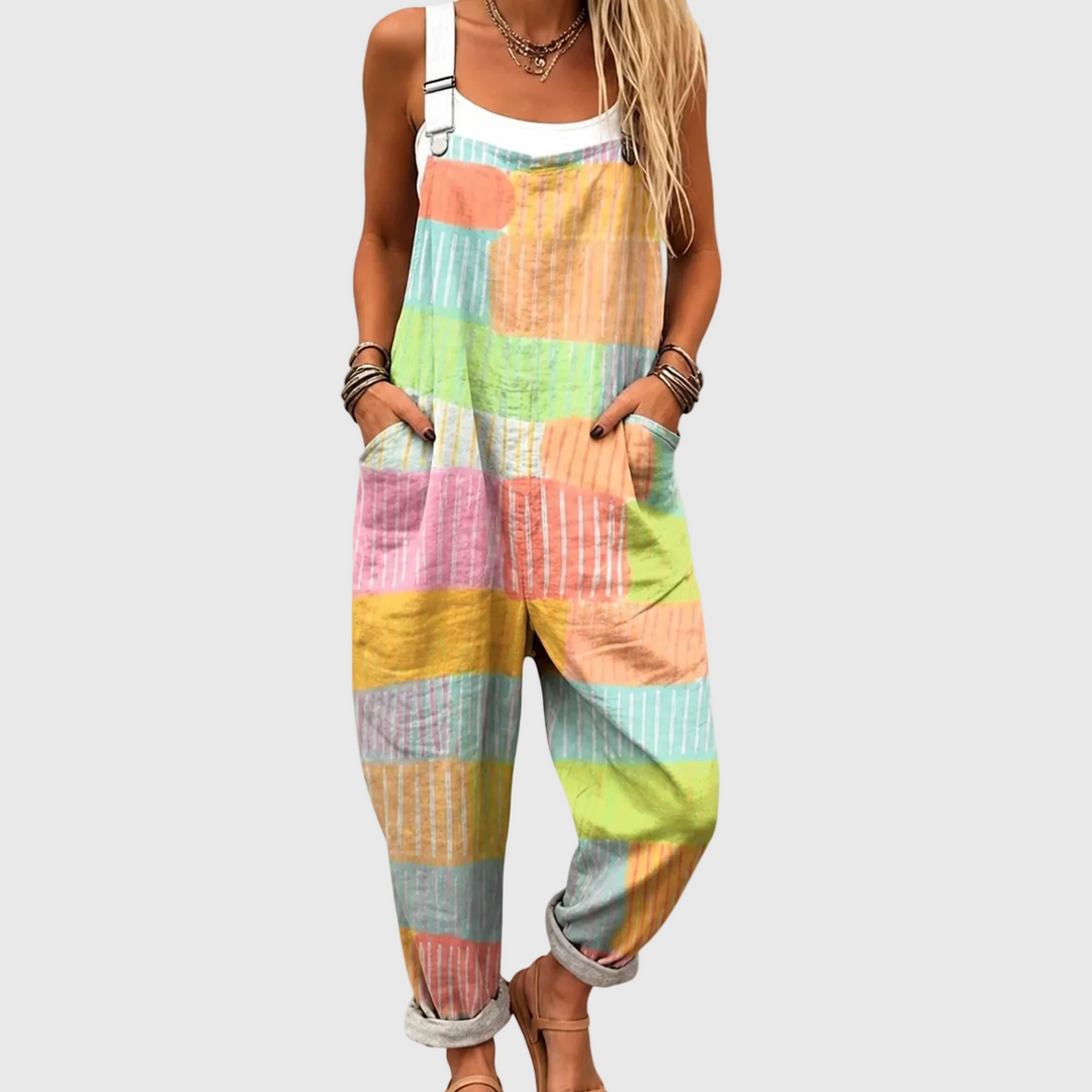 Salopette Patchwork Pastello Comfort