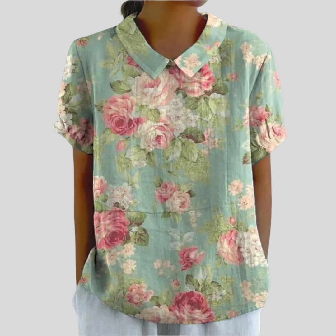Brigitte | Blusa Floreale Vintage