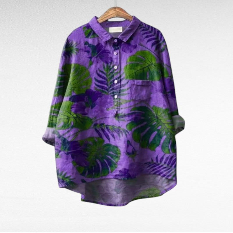 Maëlys | Blusa Tropicale Elegante