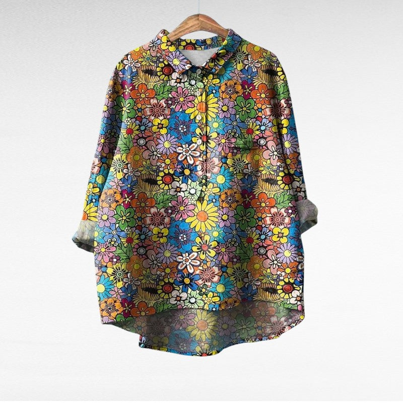 Marjolaine | Blusa Floreale Retro