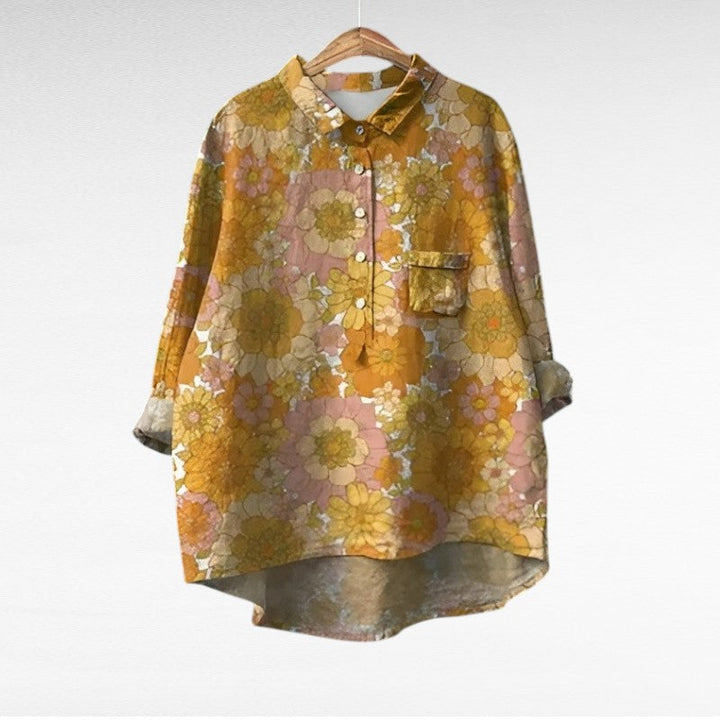 Marjolaine | Blusa Floreale Retro
