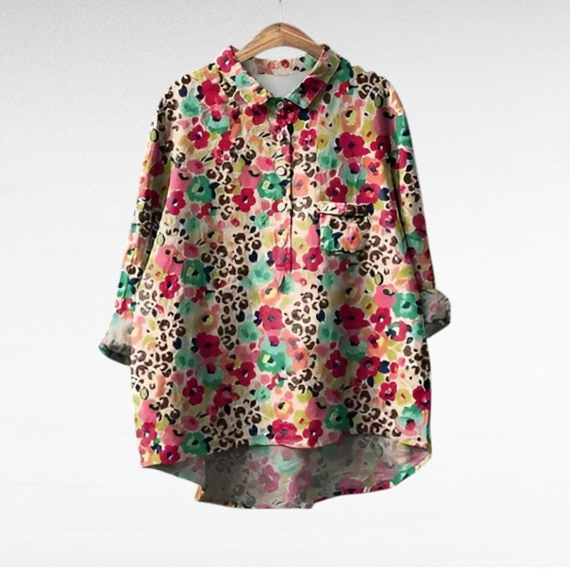 Marjolaine | Blusa Floreale Retro