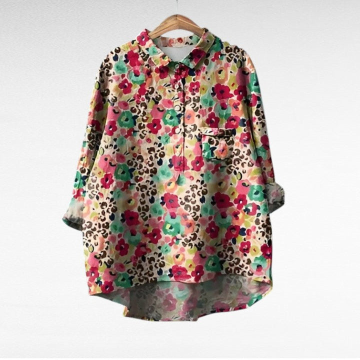 Marjolaine | Blusa Floreale Retro