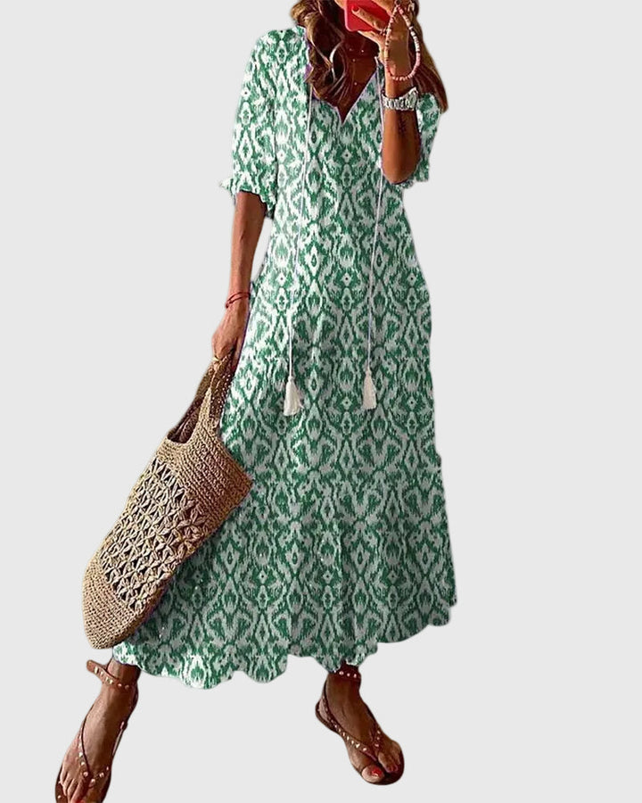 Amalia - Abito Maxi Estivo Boho Vintage