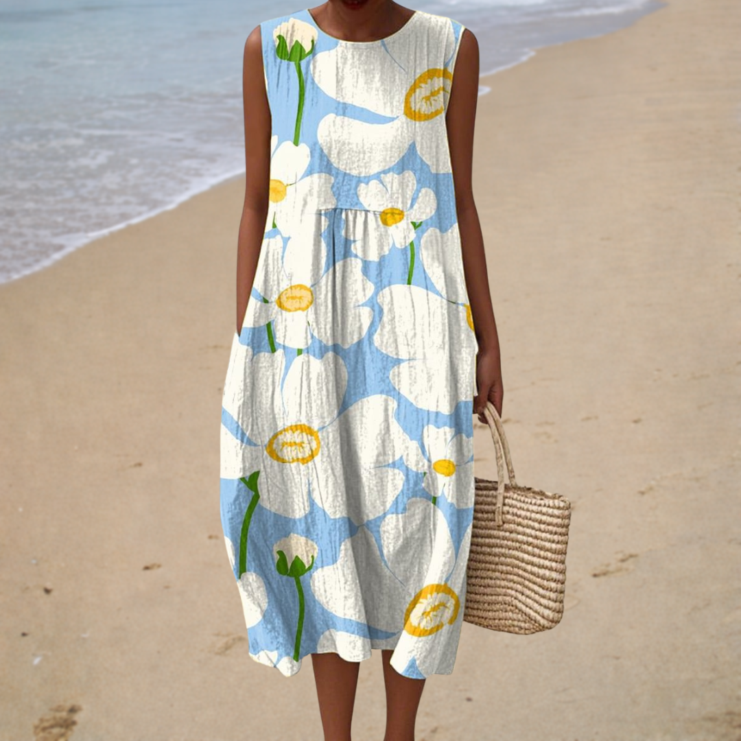 Daisy | Aurinkoinen Graafinen Mekko
