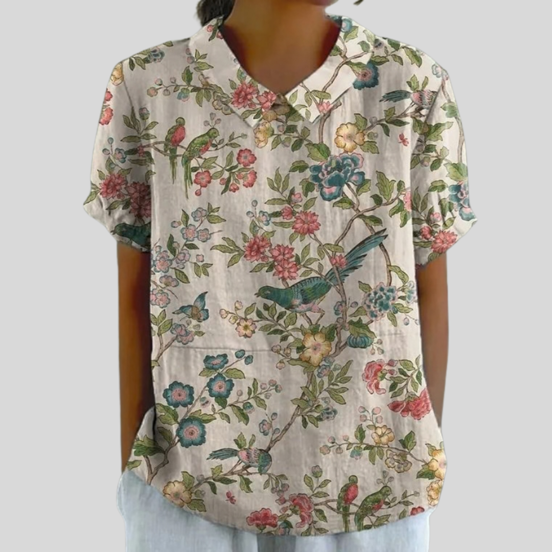 Joséphine | Blusa Floreale Illustrata