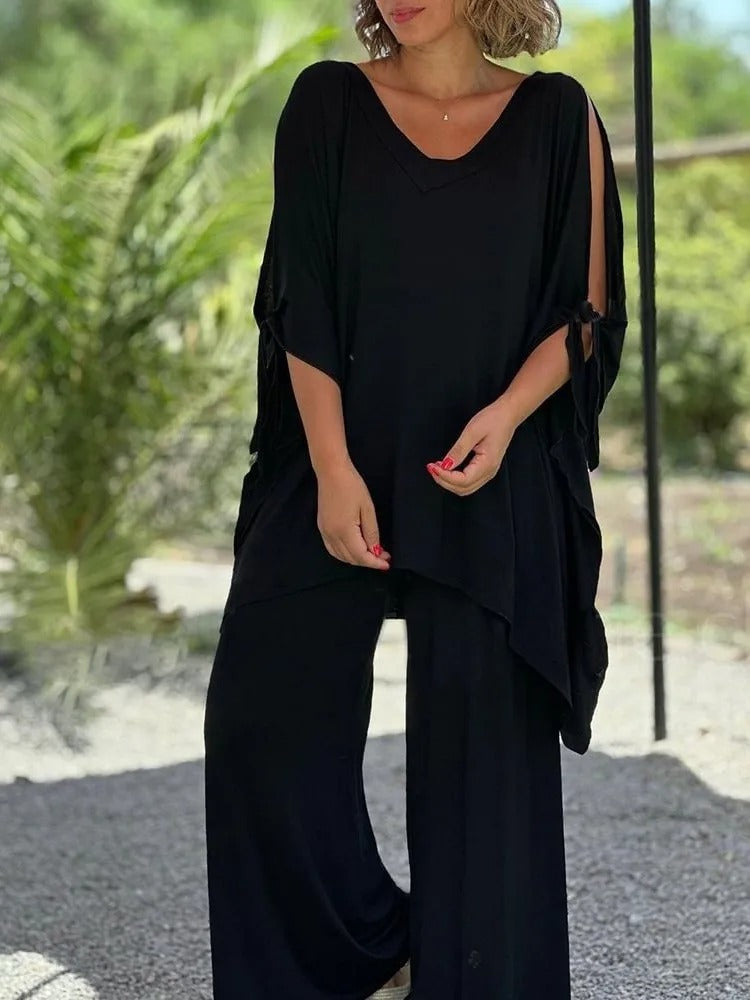Úrsula™ | Completo Tunica con Spalle Scoperte e Pantaloni