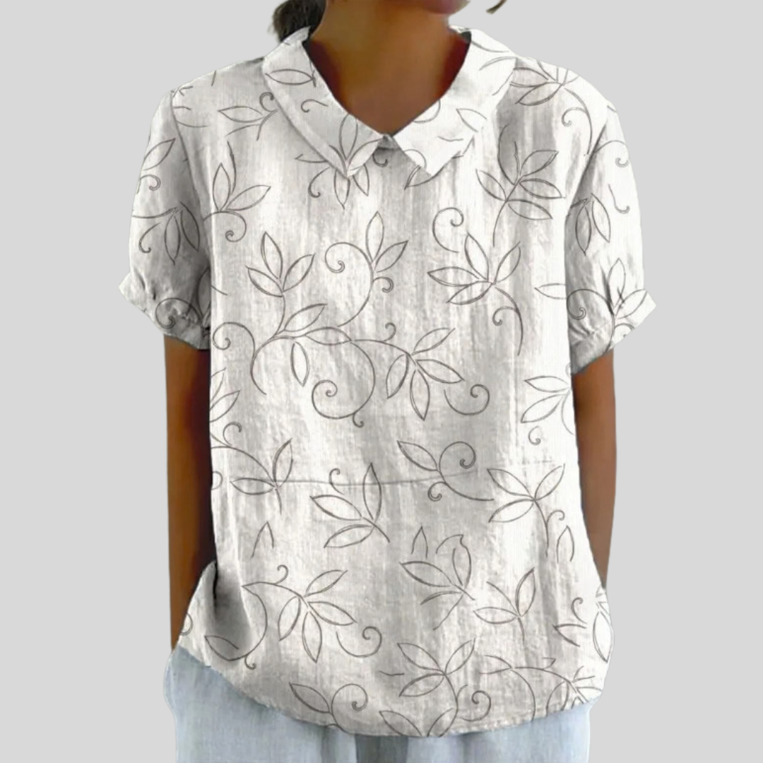 Édith | Blusa Foglie Minimaliste