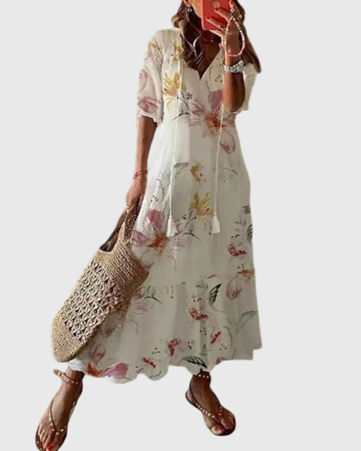Amalia - Abito Maxi Estivo Boho Vintage