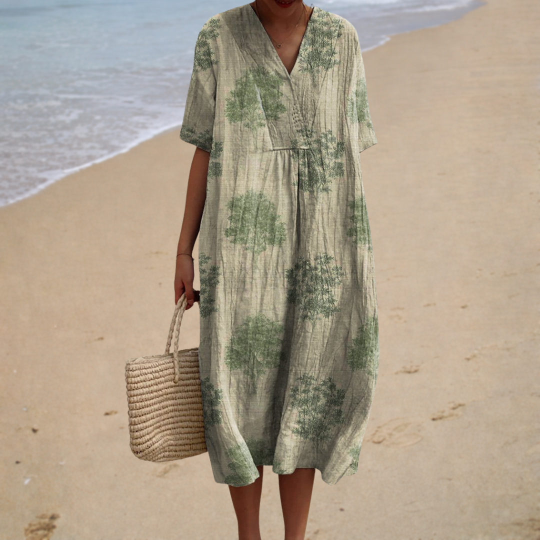 Madeleine | Pitkä Luonnollinen Mekko