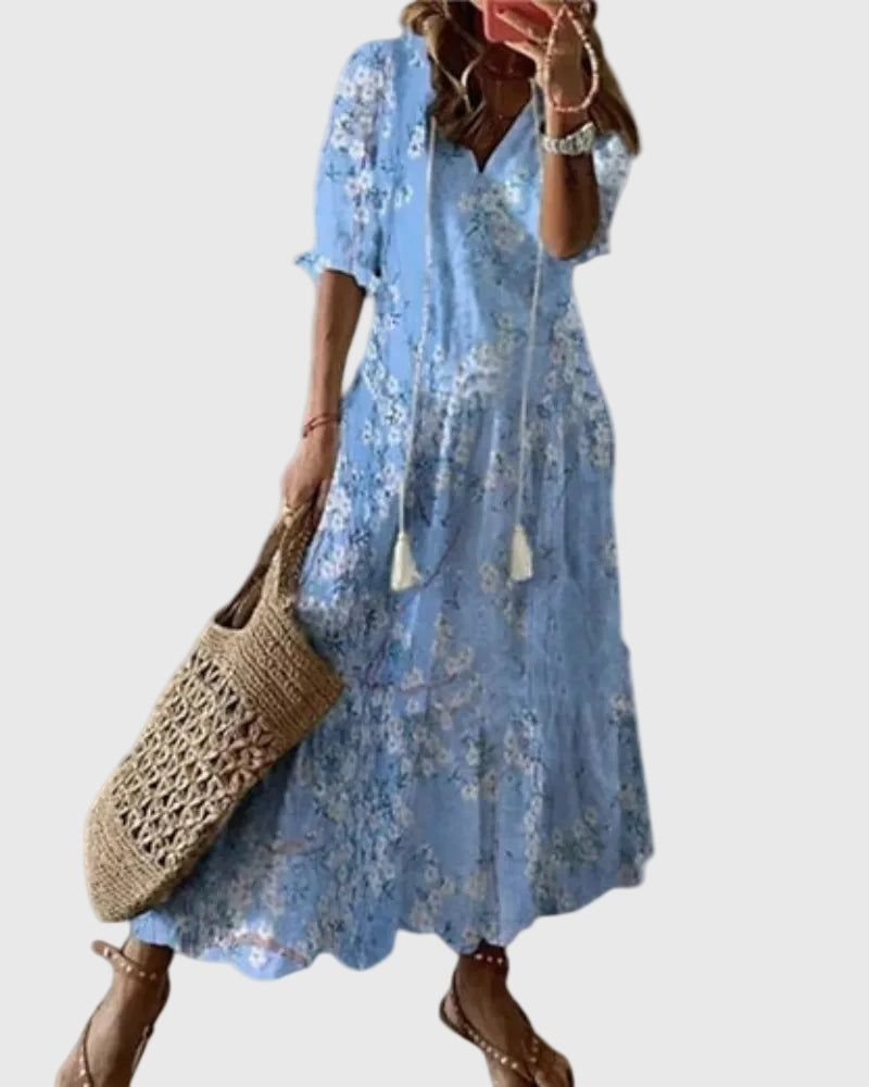 Amalia - Abito Maxi Estivo Boho Vintage