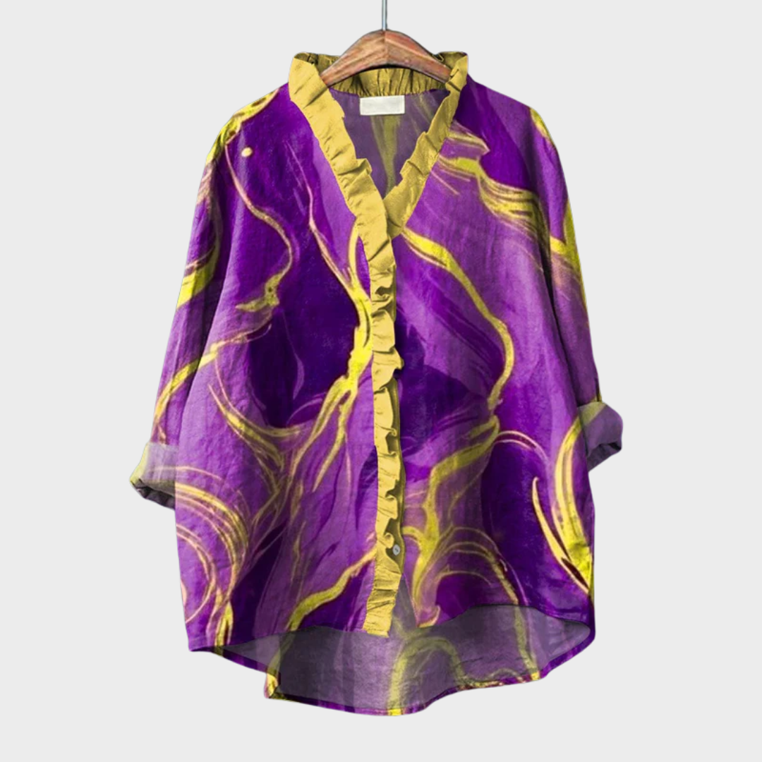 Zéliee | Blusa Marbrée Elegante