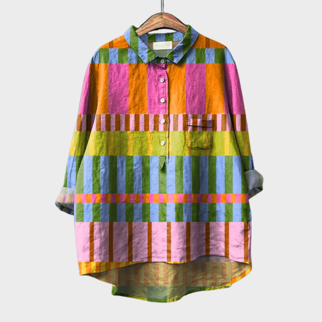Azélie | Blusa Grafica Colorata