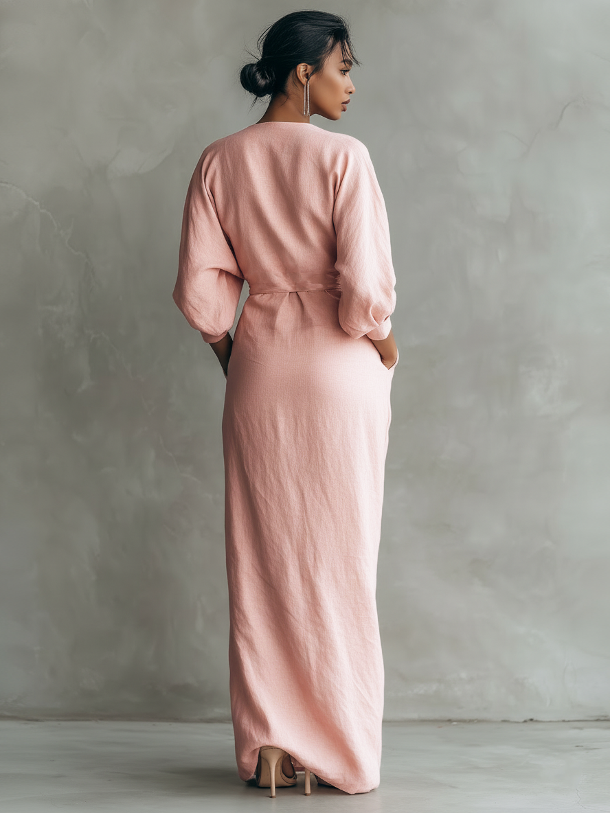 Karen | Vestito Maxi Elegante con Scollatura a V