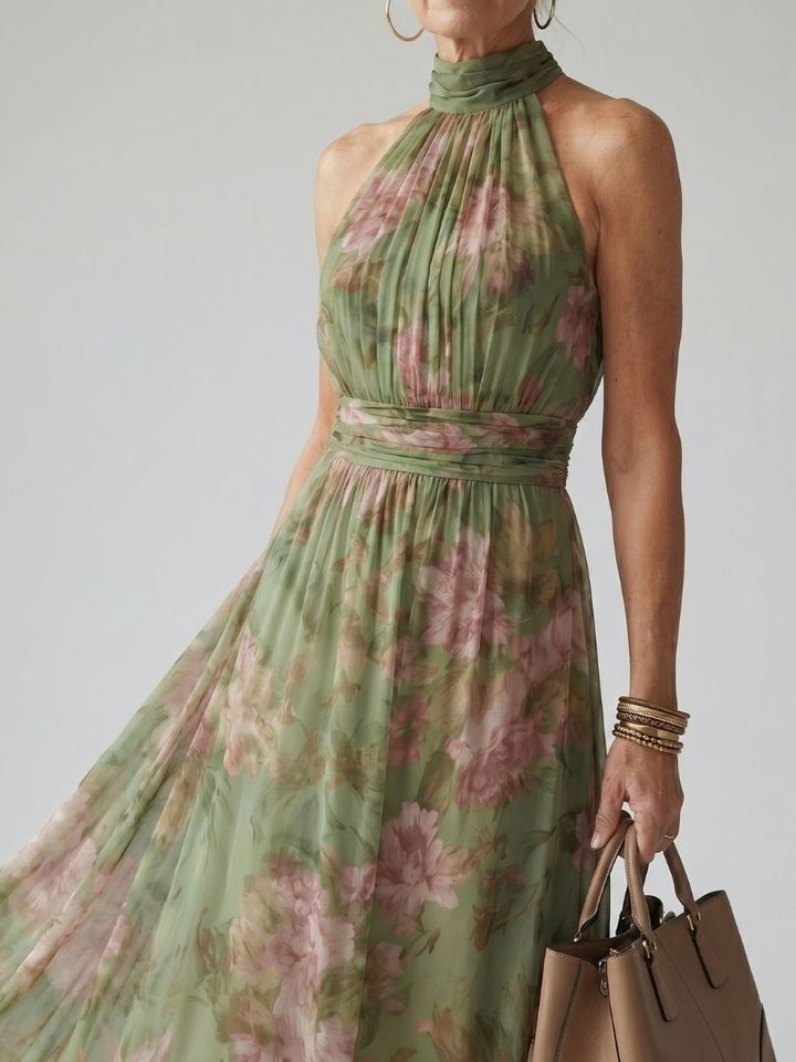 Mirelle | Kerätty Halterneck Midi Mekko