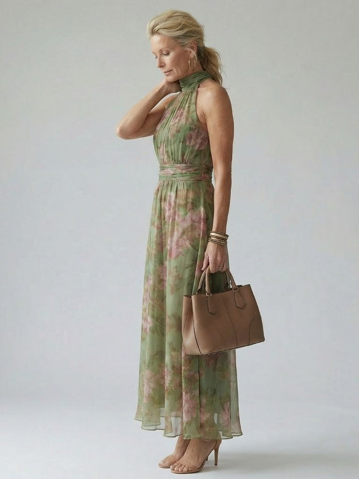 Mirelle | Kerätty Halterneck Midi Mekko