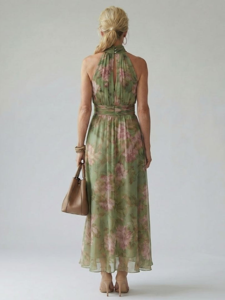 Mirelle | Kerätty Halterneck Midi Mekko