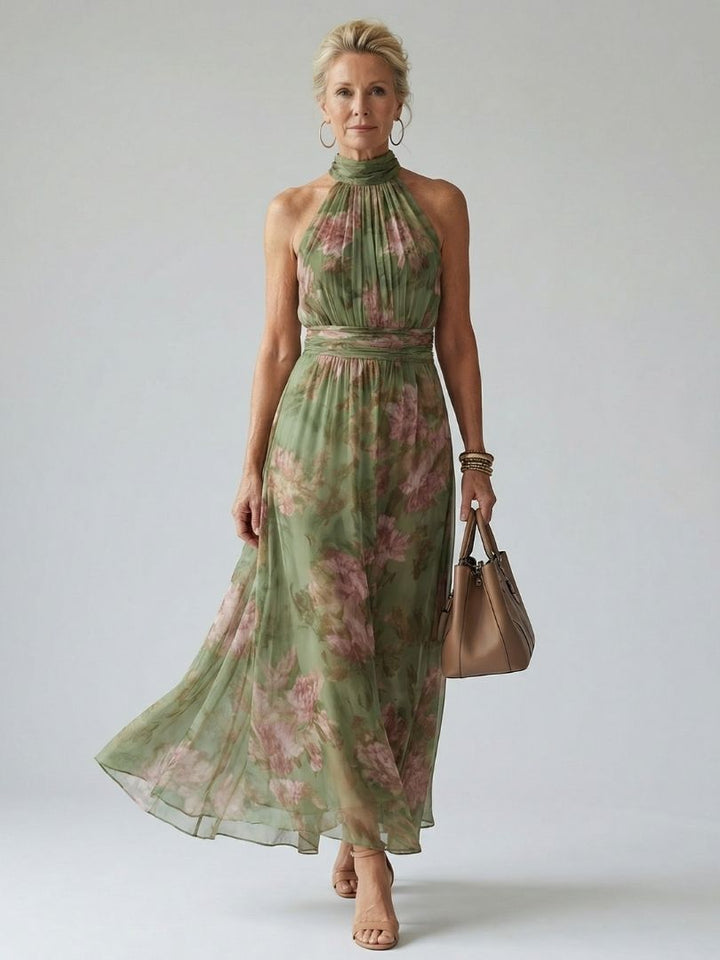 Mirelle | Kerätty Halterneck Midi Mekko