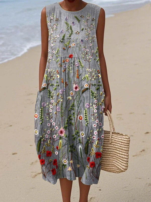 Cara | Vestito Midi Wildflower