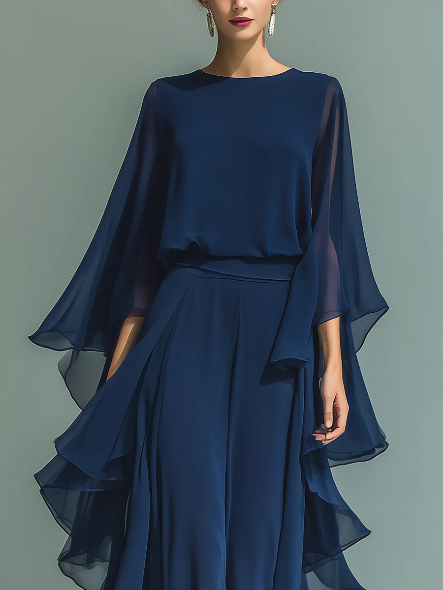 Aurora™ | Completo Elegante in Chiffon