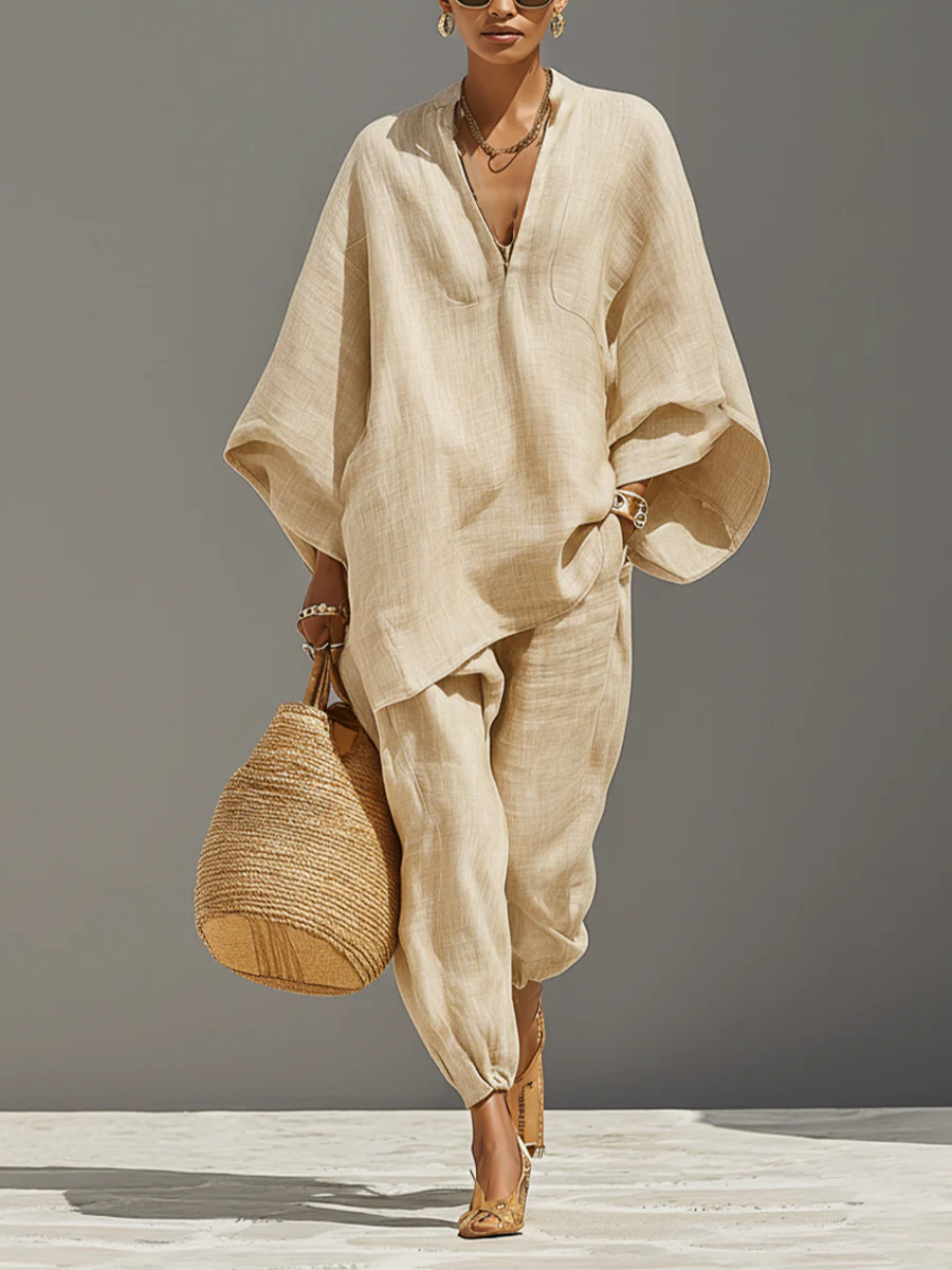 Rhonda | COMPLETO STILE BOHO LARGO 2 PEZZI