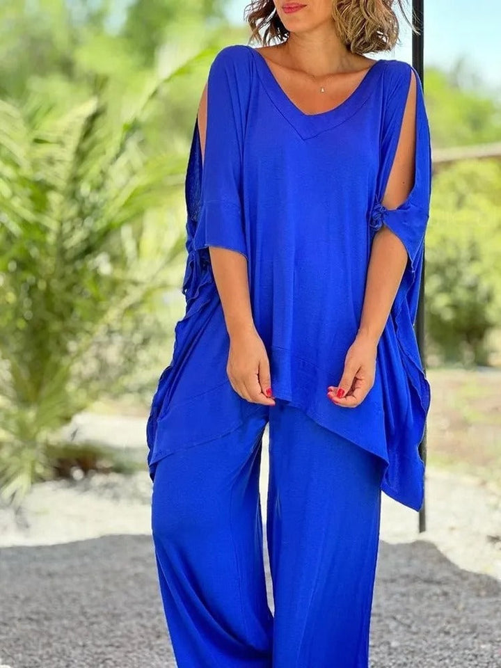Úrsula™ | Completo Tunica con Spalle Scoperte e Pantaloni