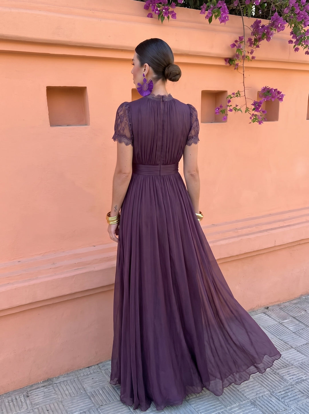 Cayetana™ | Vestito Lungo in Chiffon