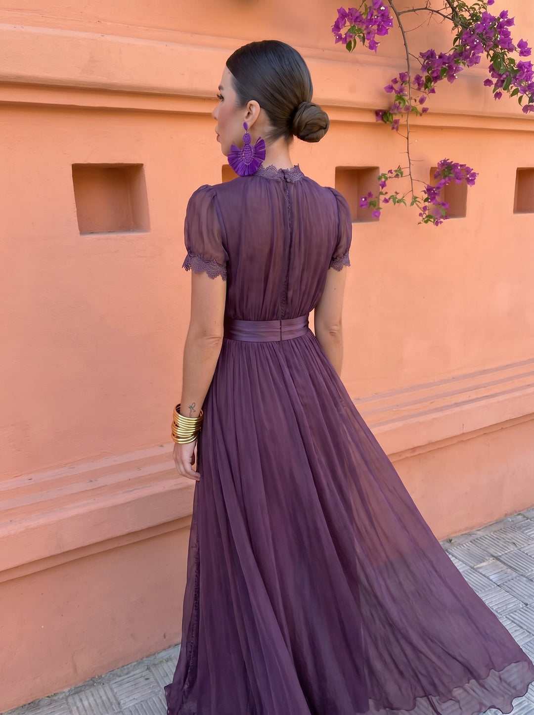 Cayetana™ | Vestito Lungo in Chiffon
