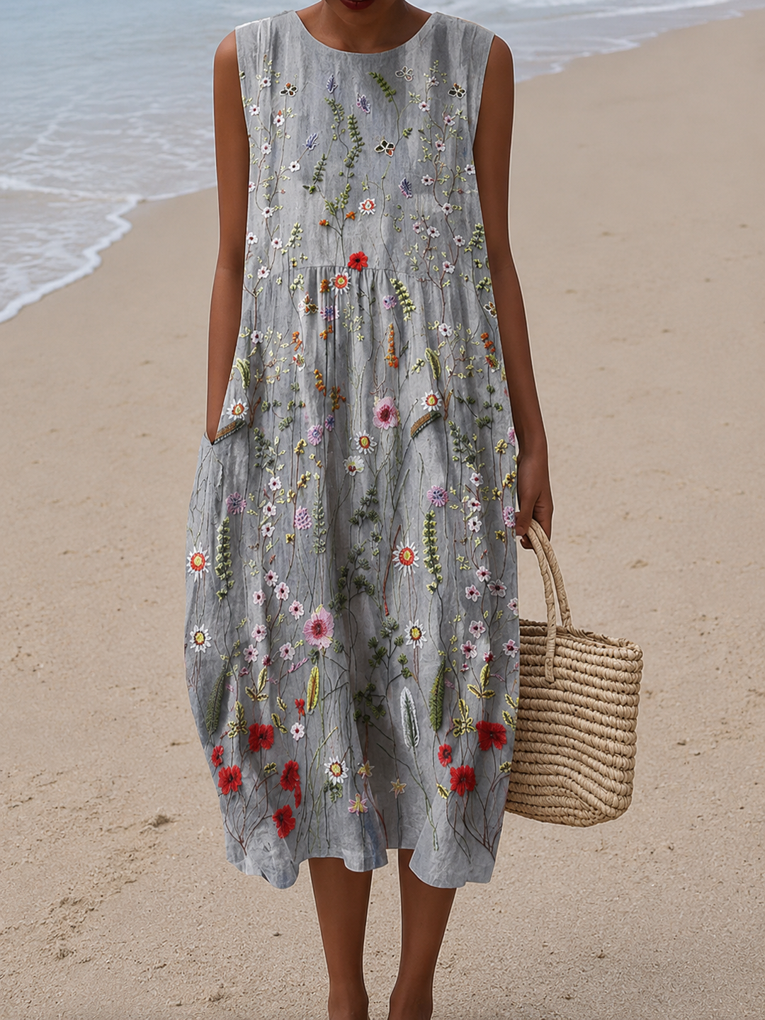 Cara | Midi Dress Wildflower