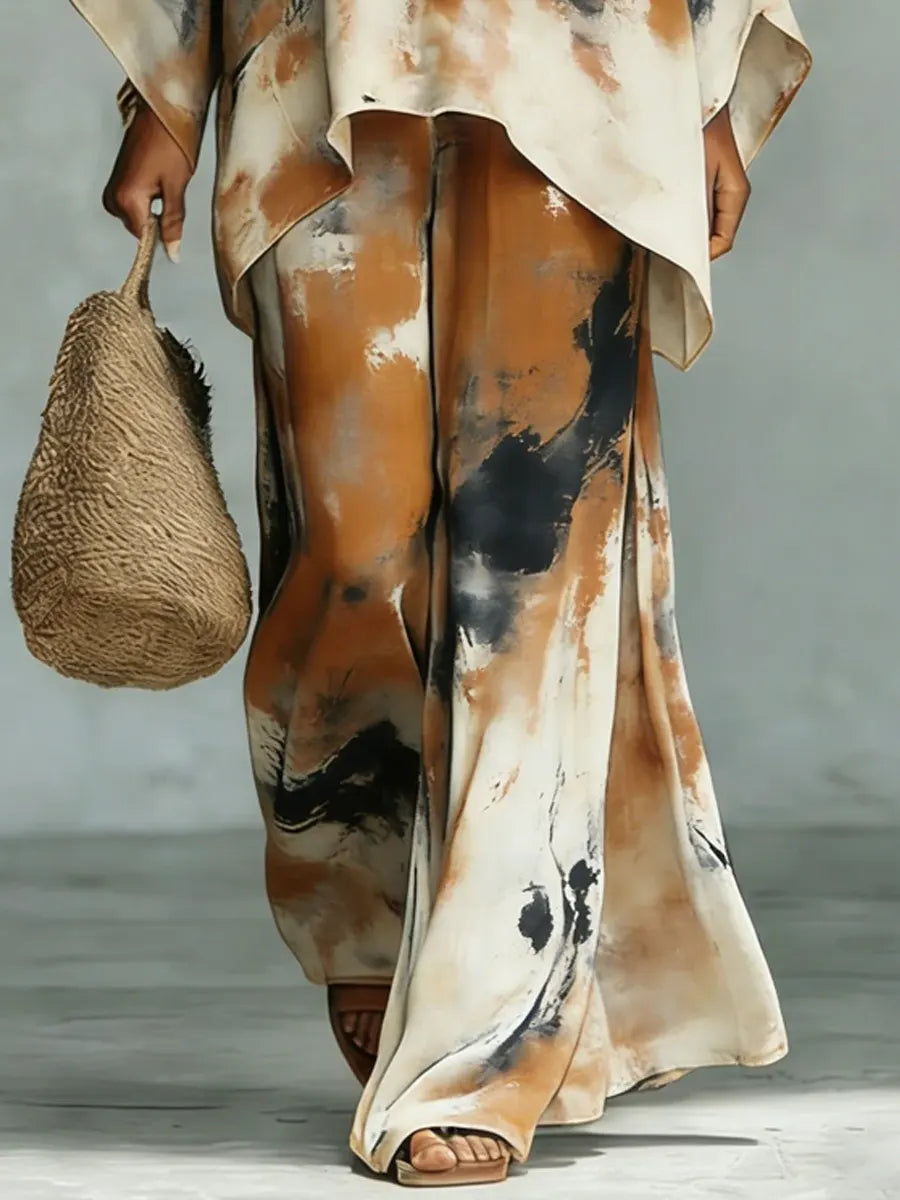 Cristina™ | Completo in Cotone e Lino Vintage