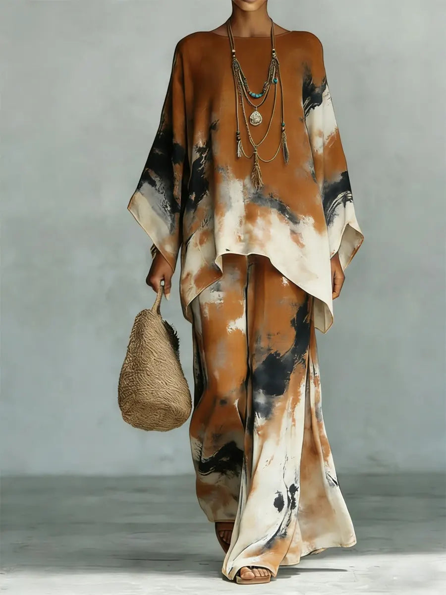 Cristina™ | Completo in Cotone e Lino Vintage